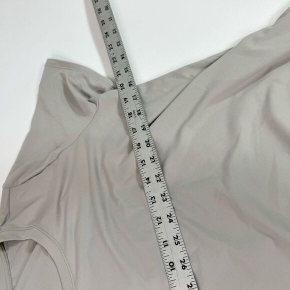 Beau Jours Dress Womens Medium Gray Short-Sleeve Crew Neck Shift Midi lagenlook - Picture 4 of 8